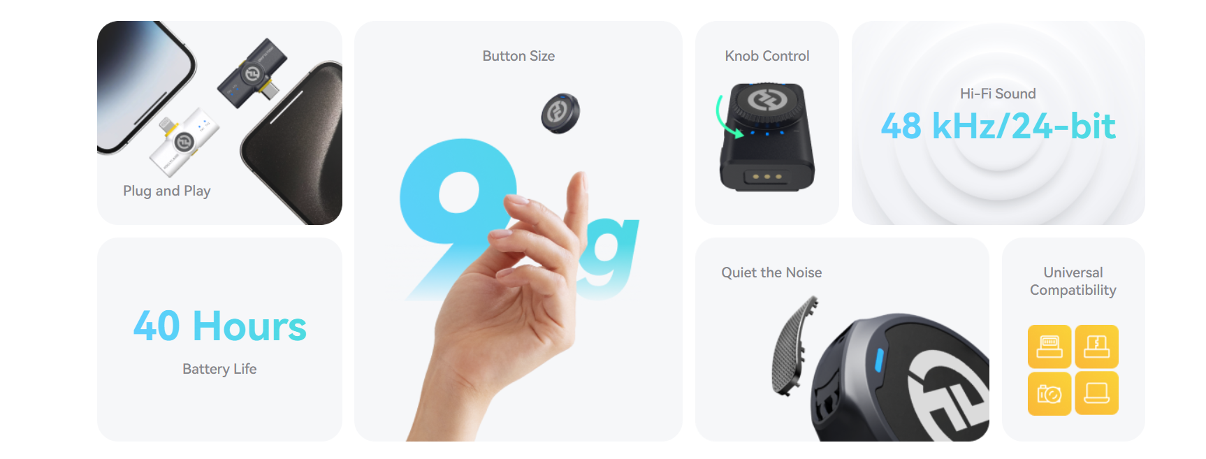 Hollyland Lark M2 Wireless Microphone